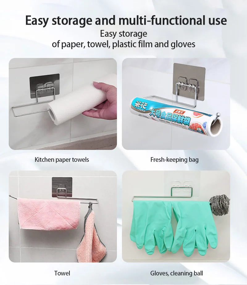 1/2pcs Hanging Toilet Paper Holder Roll Paper Holder