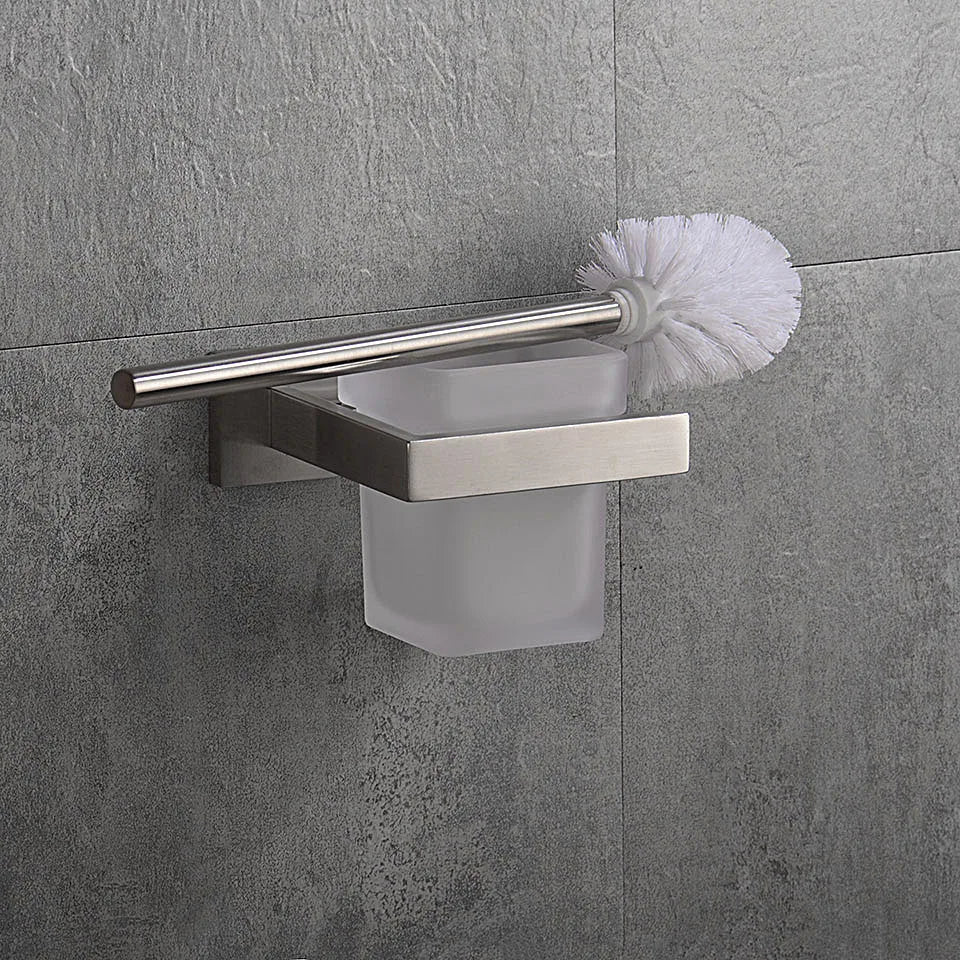 Stainless Steel Bathroom Brushed Nickel Towel Rack Toilet