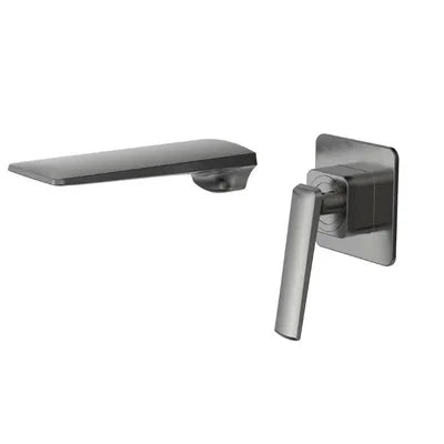 Black Rose Gold Wall Mounted Bathroom Basin Sink