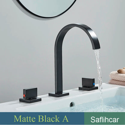 Black Bathroom Basin Faucet Cold Water Mixer Faucets