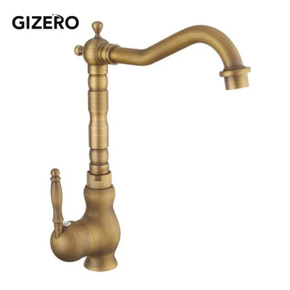 Antique Retro Faucet Basin Mixer Bathroom Cold Water