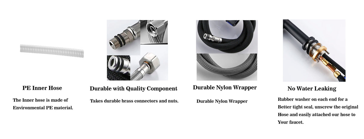 Gunmetal Faucet Pull Down Sprayer Handle Hole Pull