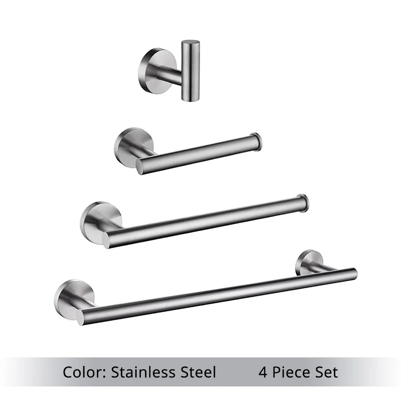 Bathroom Hardware Kit Towel Bar Wall Mount Matt