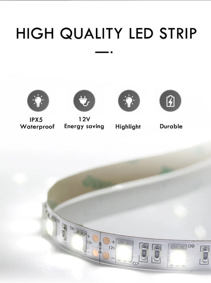 40/50/60cm Round Smart Led Bathroom Mirror Color Adjustable