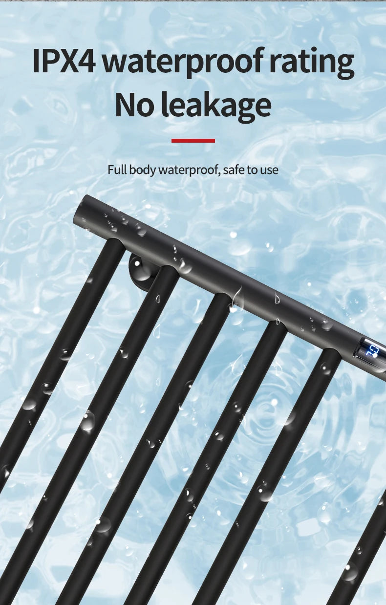 Smart Electric Towel Rack Stainless Steel Heated Towel