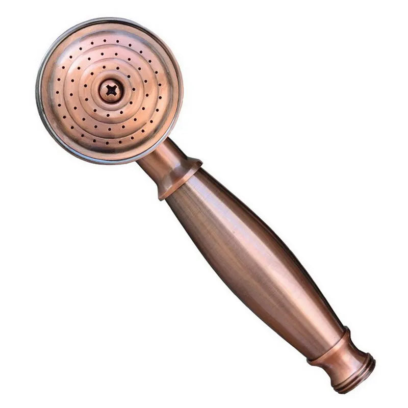 Antique Red Copper Brass Bathroom Rain Shower Head