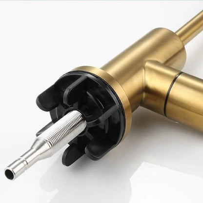 Kktnsg Water Purifier Faucet Brushed Gold Faucet Osmosis
