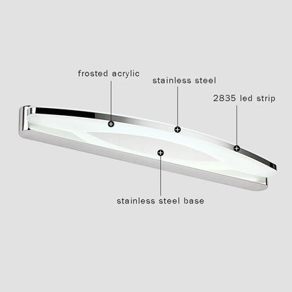 Modern 12w / 20w Led Bathroom Mirror Light