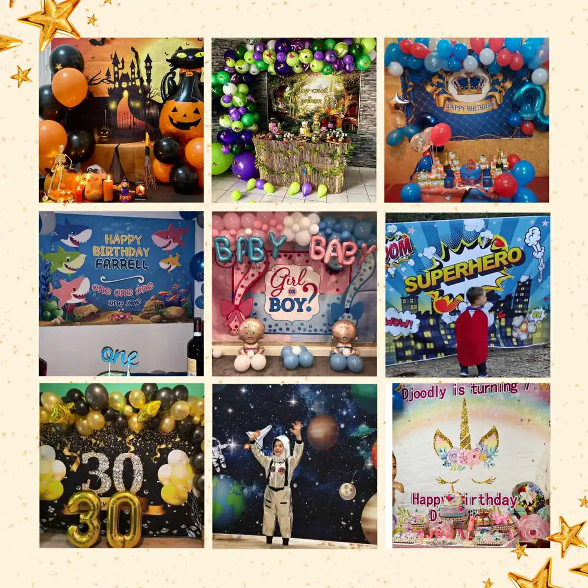 Yeele Customize Backdrop Custom Your Picture Text Logo