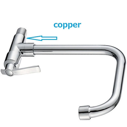 Wall Mount Cold Tap 360 Rotating Swivel Hole