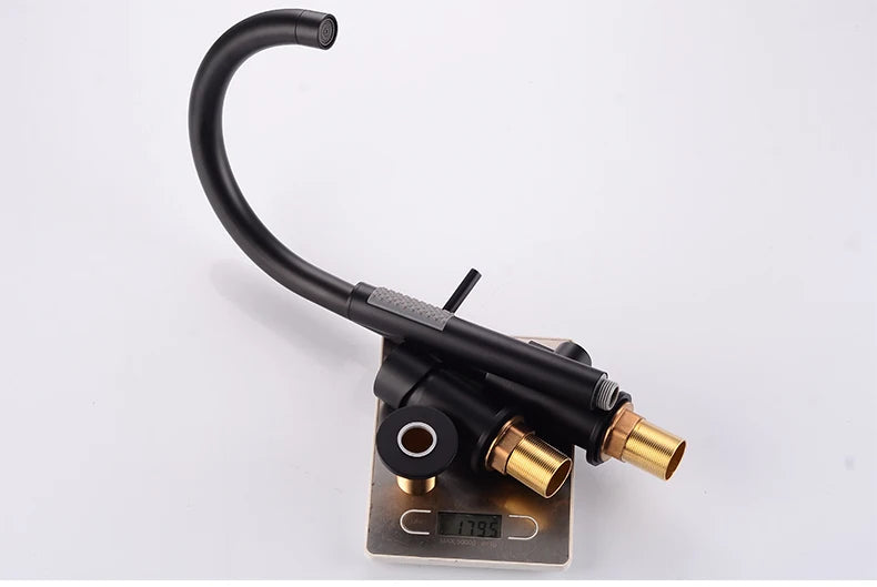 Ellen Bathtub Faucets Holes Black Cold Bath Shower