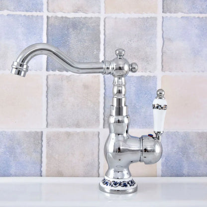 Polished Chrome Basin Sink Faucet Bathroom Basin Mixer