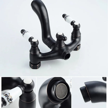 Bathroom Shower Faucet Brass Rainfall Shower Mixer Tap
