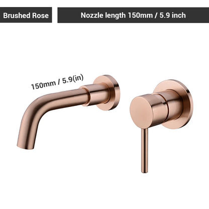Black Bathroom Sink Faucet Brass Tap Cold Wash