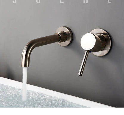 Bagnolux Ronda Stainless Steel Solid Brass Trim Taps