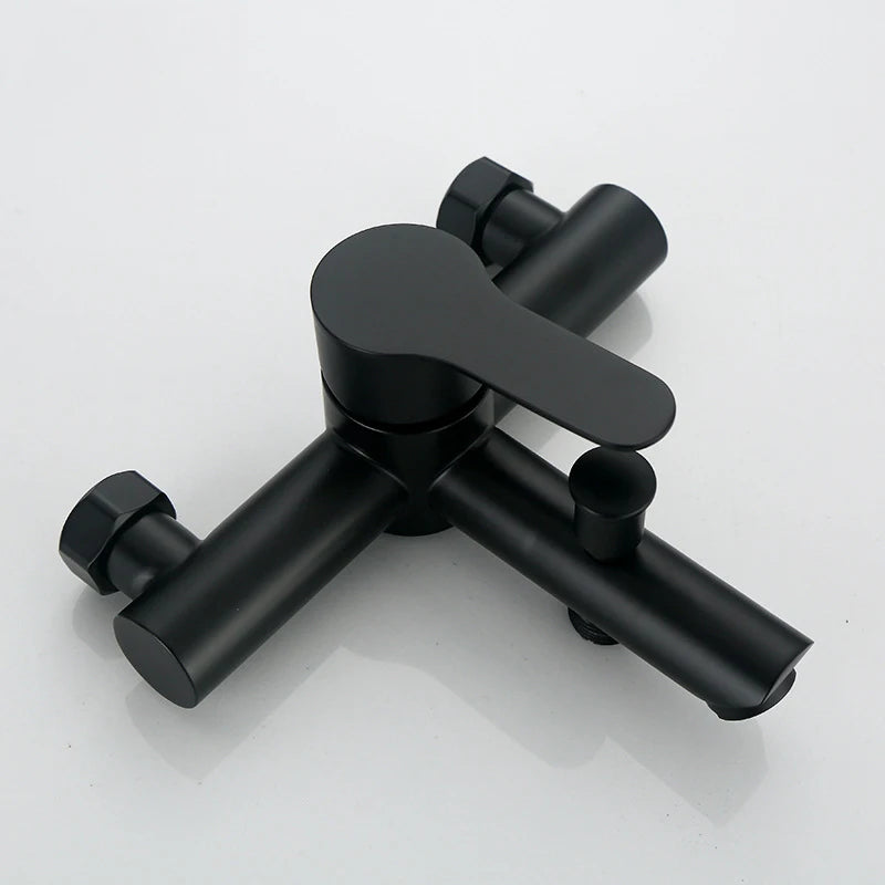 Bathroom Shower Faucet 304 Stainless Steel Triple Bathtub
