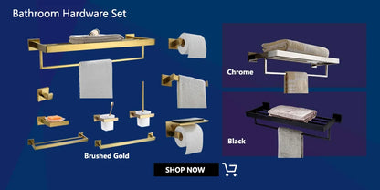 Stainless Steel Bathroom Brushed Nickel Towel Rack Toilet