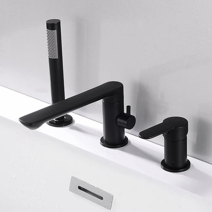 Ellen Bathtub Faucets Holes Black Cold Bath Shower