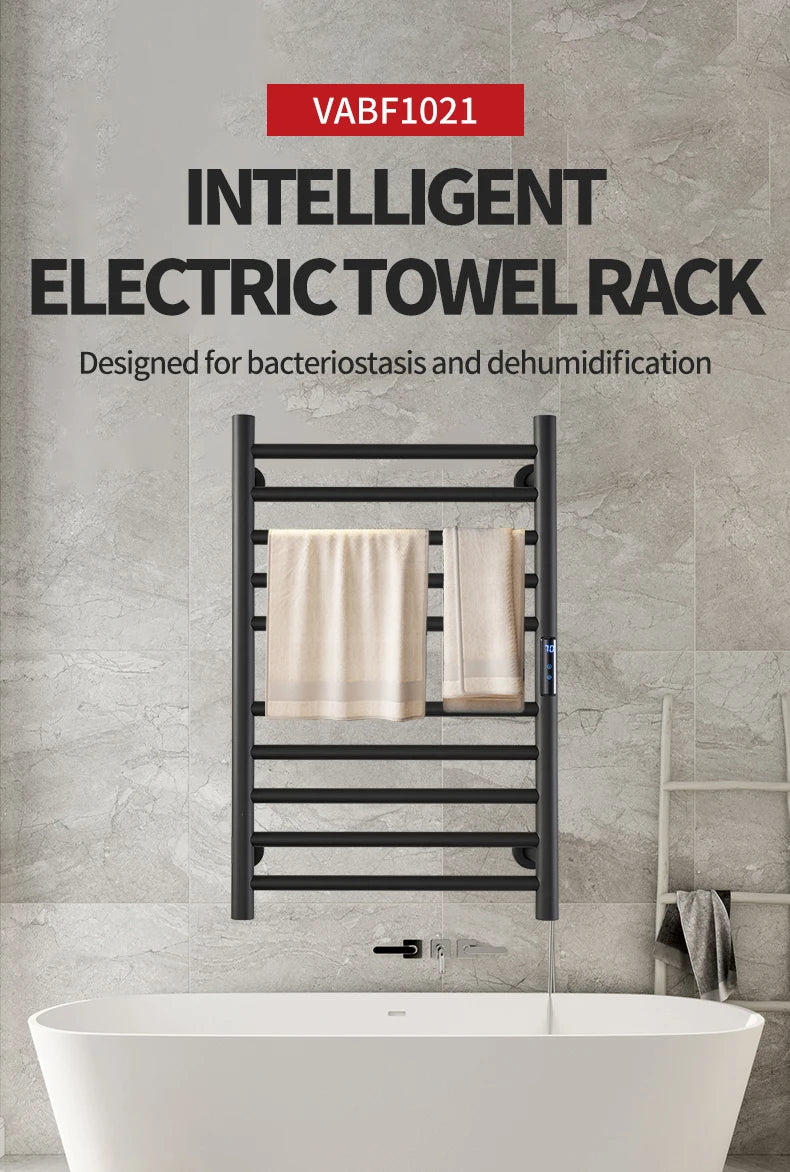 Smart Electric Towel Rack Stainless Steel Heated Towel
