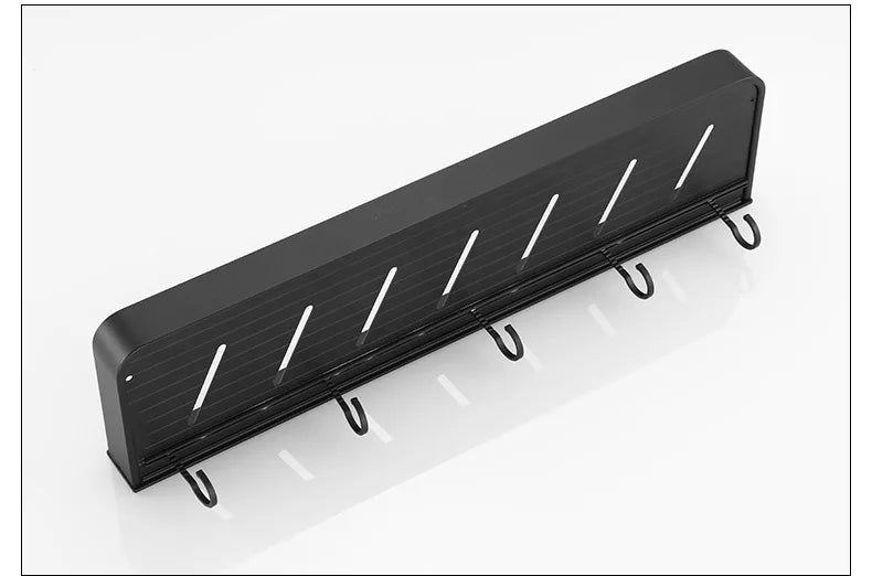 Black / White Bathroom Shelf Shampoo Holder Storage