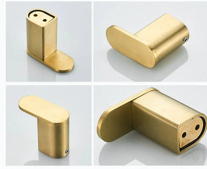 Brush Gold Stainless Steel Clothes Hook Wall Mounted