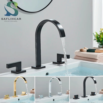 Black Bathroom Basin Faucet Cold Water Mixer Faucets