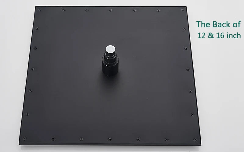 Rozin Matte Black Thermostatic Shower Faucet Concealed Install