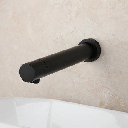 Zappo Matte Black Bathroom Faucet Wall Mount Sensor