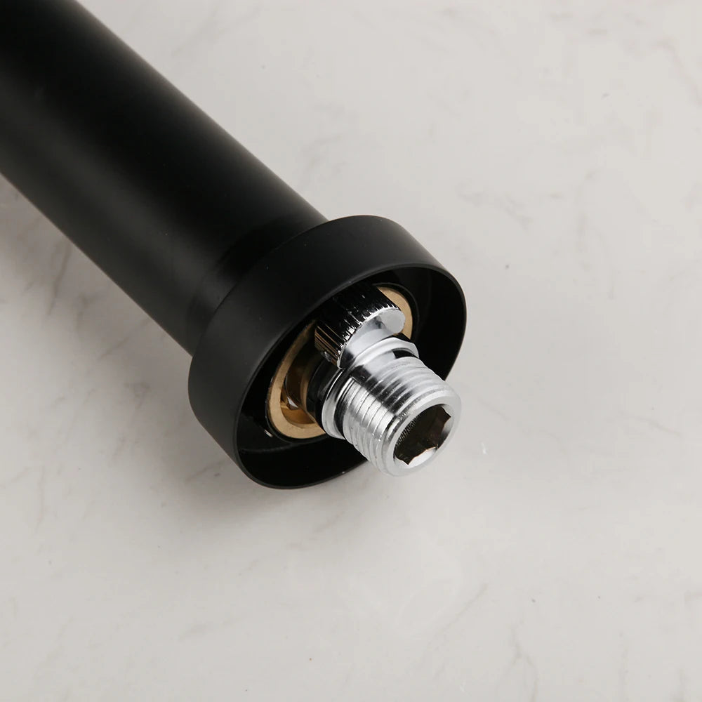 Zappo Matte Black Bathroom Faucet Wall Mount Sensor