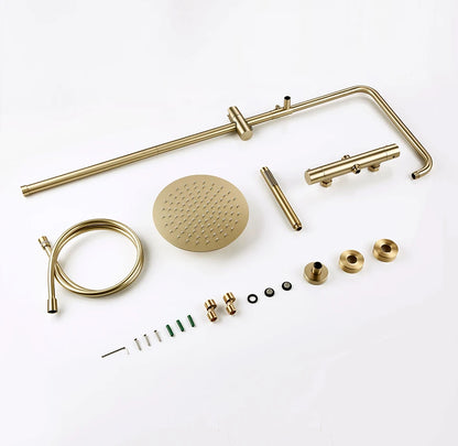 Thermostat Shower Mixer Valve Bathroom Thermostatic Faucet Wall