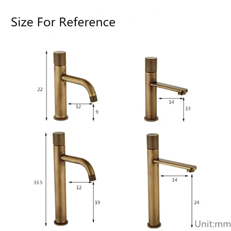 Basin Faucets Antique Bronze Bathroom Faucet & Cold