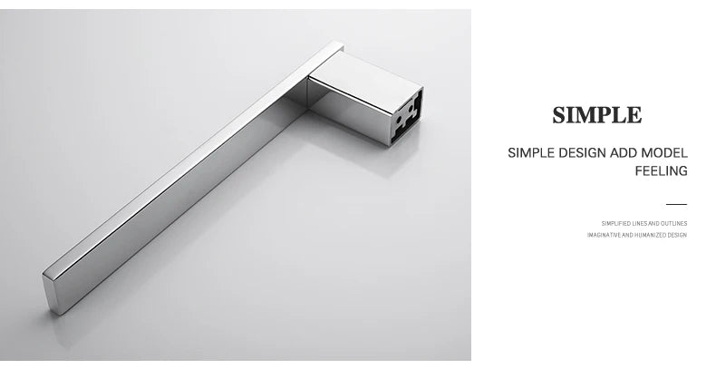 Stainless Steel Bathroom Wall Shelf Towel Bar Rack