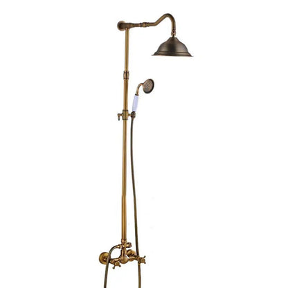 Classic Antique Brass Bathroom Shower Faucet Bathtub Shower