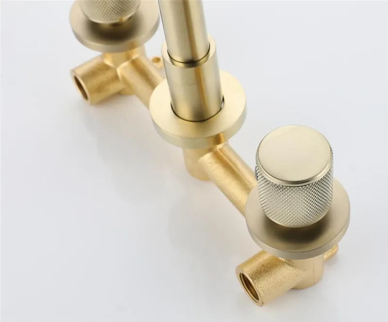 Bathroom Faucet Brushed Gold Bathroom Basin Faucet Cold