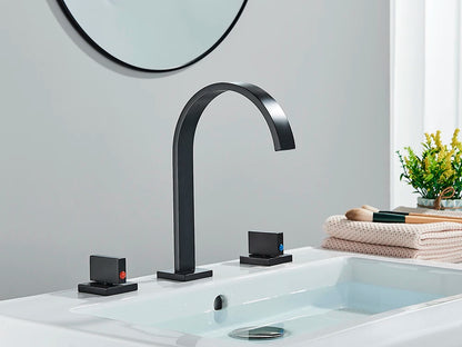 Black Bathroom Basin Faucet Cold Water Mixer Faucets