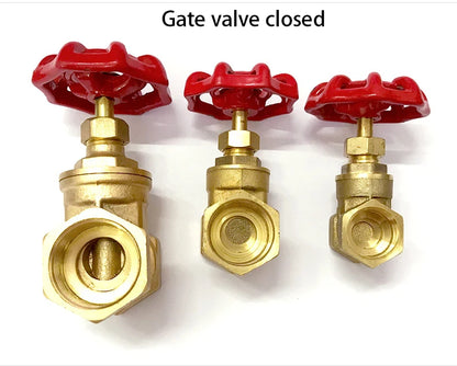 1/4 3/8 1/2 3/4 Inch Brass Gate Valves