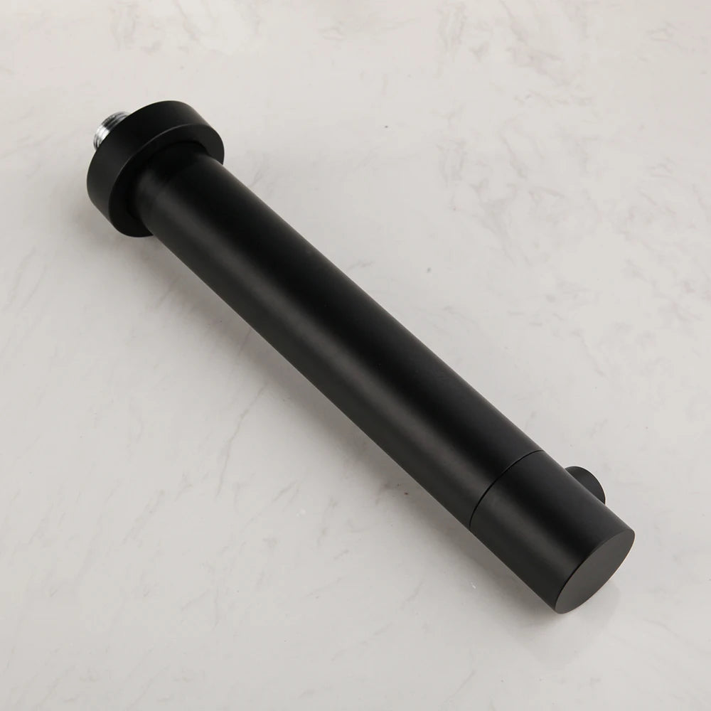 Zappo Matte Black Bathroom Faucet Wall Mount Sensor