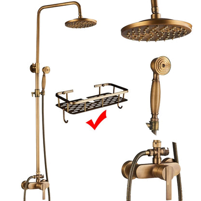 Rainfall Bathroom Shower Brass Antique Shower Mixers Handshower