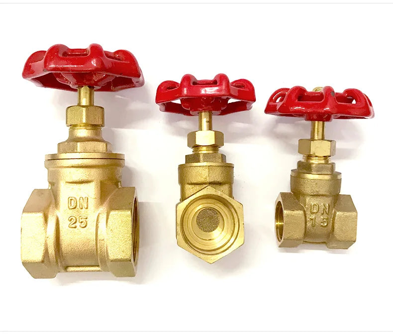 1/4 3/8 1/2 3/4 Inch Brass Gate Valves