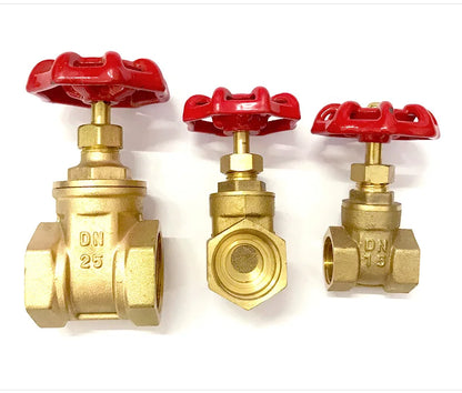 1/4 3/8 1/2 3/4 Inch Brass Gate Valves