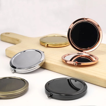 5pcs 57mm Compact Mirror Purses Pocket Makeup Mirror