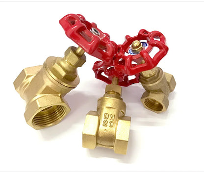 1/4 3/8 1/2 3/4 Inch Brass Gate Valves