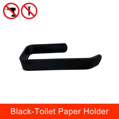 30-50cm Black Bath Towel Holder Bathroom Towel Rack