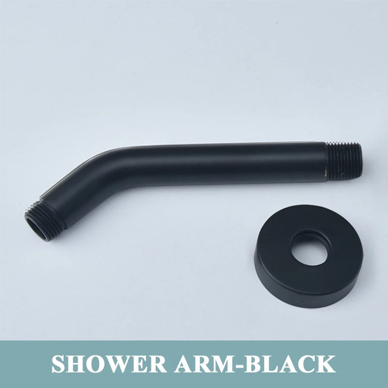 Brushed Gold Bathroom Shower Rainfall Shower Head Handle