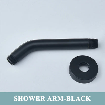 Brushed Gold Bathroom Shower Rainfall Shower Head Handle