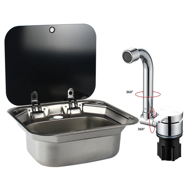Tytxrv Caravan Rv Sink Stainless Steel Hand Wash