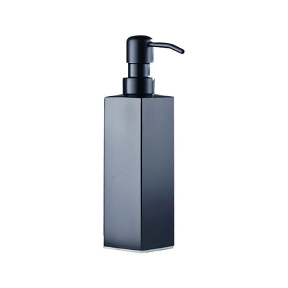 Black Liquid Soap Dispenser Shampoo Hotel Bathroom Wall