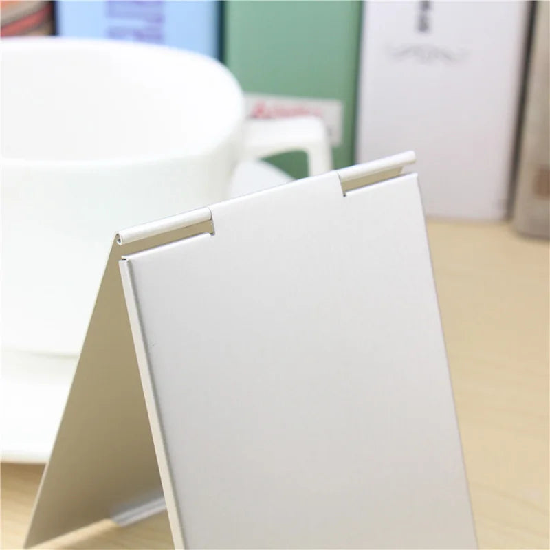 1pcs Foldable Ultra-Thin Makeup Mirror Desktop Make Up