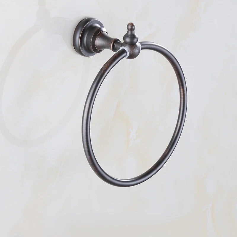 Oil Rubbed Bronze Bathroom Towel Shelf Towel Holder