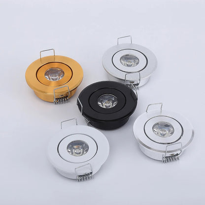 10 1w 3w Led Recessed Cabinet Mini Spot